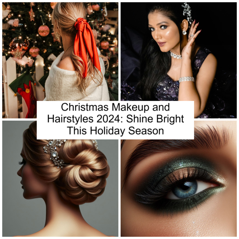 Stunning Christmas Makeup & Hairstyles for 2024: Stunning Looks