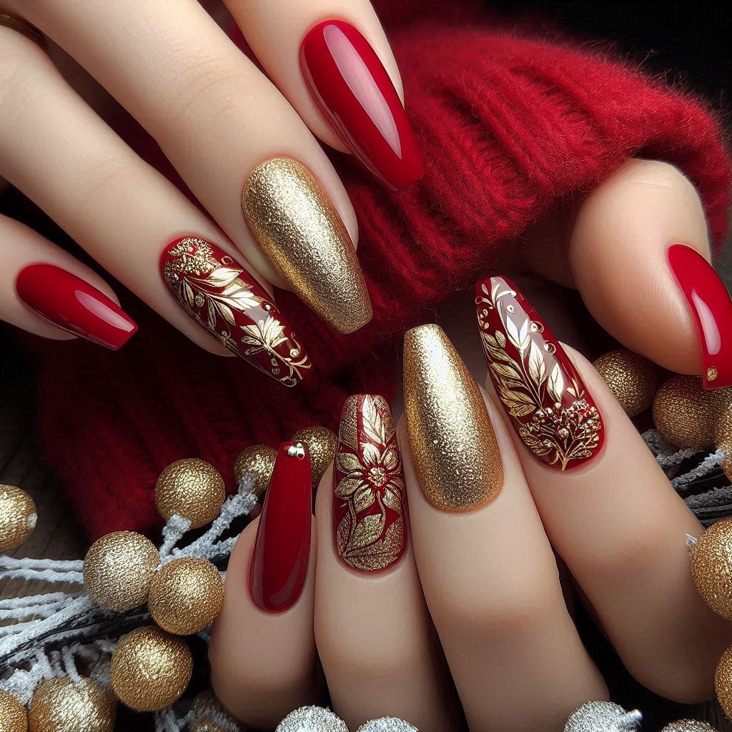 Christmas nails 2024